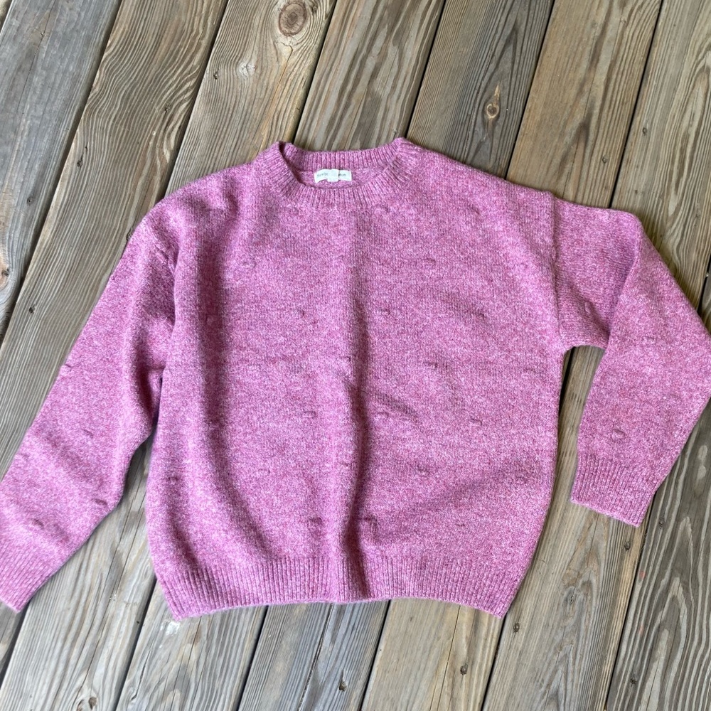 S Small Newbury Kustom Purple Pink Sweater